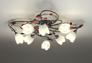 OC257025BRLEDシャンデリア 8畳用 R15高演色 クラス2CONNECTED LIGHTING LC-FREE 調光・調色 Bluetooth対応 電気工事不要オーデリック 照明器具 天井照明 リビング向け 【〜8畳】