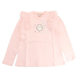 ちいかわ 長袖Tシャツ プティマイン フリル チュール 長袖 Tシャツ ロンT 80-130cm 子供服 女の子 petit main【K】【新作】【2601】【69】