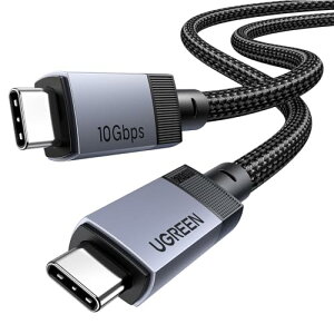 UGREEN USB C�P�[�u�� 240W USB3.2 Gen2 �^�C�vC PD3.1���}���[�d 4K 60Hz �f���o�� 10Gbps�����]�� �[�d�P�[�u�� Type-C iphone17/16 Pro Max,MacBook Pro 16/14,iPad Air,ThinkPad E16/X1,Dell XPS,Galaxy S24��USB-C�e�� 1M