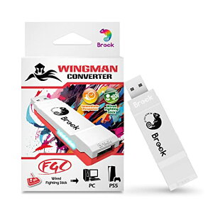 Brook Wingman FGC Fighting Stick Converter �E�B���O�}��FGC �t�@�C�e�B���O�X�e�B�b�N �R���o�[�^�[ PS5/PS4�Q�[���@/PC(X-Input)/Mac�� �L���A�[�P�[�h�R���g���[���[�p