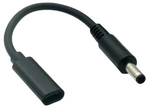 CNCTWO(�R�l�N�g�c�[) DELL��p PD�ϊ��P�[�u��15cm AC�A�_�v�^���g��Ȃ��Ńm�[�g�p�\�R�����}���[�d �G�~�����[�^�[ �g���K�[ USBTypeC(���X) ��DC(�I�X) (4.5*3.0 DELL)