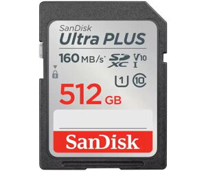 �T���f�B�X�N Ultra PLUS SDXC UHS-I�J�[�h 512GB SDSDUWL-512G-JN3IN