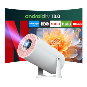 �y2026�N�V�o��I�ŐVAndroid TV���ځE28000LM�E4K�zHappilaff �v���W�F�N�^�[ �ƒ�p1080P ���^ �v���W�F�N�^�[ �V�䓊�e 270�x��] Wi-Fi6 �u�Ԑڑ� 50���Y�[���@�\ ������`�␳ Bluetooth5.3 �z�[���v���W