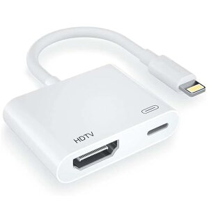 ���C�g�j���O HDMi iPhone HDMi�ϊ��P�[�u�� Lightning hdmi i-phone hdmi iPad/i-Phone �~���[�����O 1080P��HD�掿 �x���Ȃ� Digital AV�A�_�v�^ ���������o�� TV���� �ݒ�s�v ���d�s�v ����s �v HDMi �ϊ��P�[