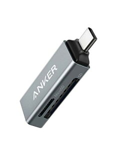 Anker USB-C 2-in-1 �J�[�h���[�_�[�ySDXC/SDHC/SD/MMC/RS-MMC/microSDXC/microSDHC/microSD/UHS-I�J�[�h�z