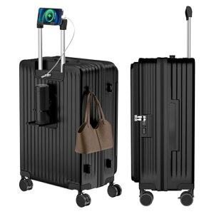 [Vivcon] �X�[�c�P�[�X �L�����[�P�[�X ���@�\ �ЊJ�� �g���@�\�t�� �X�g�b�p�[�t�� �L�����[�o�b�O �g�уX�^���h USB�|�[�g�t�� �J�b�v�z���_�[�t�� �B���t�b�N�@�\ ���y�� �ϏՌ� �É� 360�x