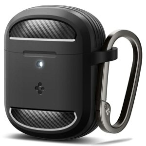 Spigen Google Pixel Buds Pro 2 / Pro �P�[�X �ϏՌ� PC TPU ��d�\�� ���C�����X�[�d �J���r�i �����O�t�� �y�� �L�Y�h�~ �Ռ� �z�� �V���v�� ���M�b�h�E�A�[�}�[ ACS07604 (�}�b�g�E�u���b�N)