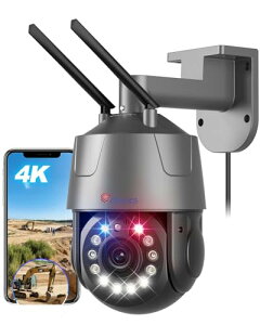 Ctronics 4K �h�ƃJ���� ���O 30�{���w�Y�[�� �l�E�y�b�g�E�ԗ����m �����ǐ� �I�[�g�t�H�[�J�X ��ԃJ���[�B�e50m �ԊO���Î�150m �Ԑx���� �����A���[�� 5GHz WiFi/LAN ONVIF/FTP 256GB SD�J�[�h/�N���E