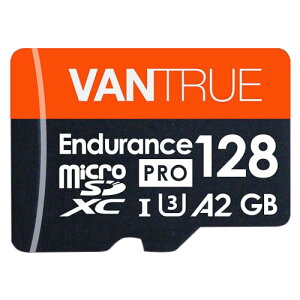 VANTRUE 128GB microSD�J�[�h U3 ����Class10 UHS-I microSD �������[�J�[�h 4K UHD ����B�e �}�C�N��SD�J�[�h �h���C�u���R�[�_�[ �A�N�V�����J���� �Ď��J����