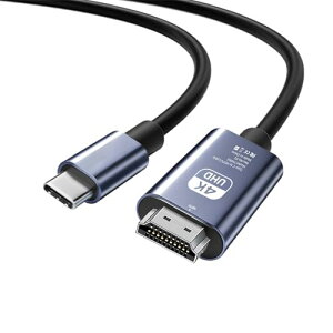 HDMI Type-C to HDMI �P�[�u�� 1.8m�y4K@60Hz HDR ���������zUSB C�^�C�vC HDMI�ϊ��P�[�u�� �X�}�z�ƃe���r���Ȃ��P�[�u�� iPhone 17 Pro Max 17 Pro 17/16/15/MacBook/iPad/�X�}�zType c 3.1�ڌ�/�m�[�gPC �Q�[��/��c/