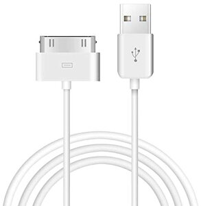 �I�[�f�B�I�t�@�� Dock�P�[�u�� iPad/iPod touch / iPhone4 / 4S/ 3GS / 3G �[�d�E�f�[�^�]�� 2m �z���C�g 1�{