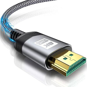 8K HDMI �P�[�u�� 3M HDMI2.1 Ultra High Speed �F�؎擾 �n�C�X�s�[�h 48Gbps ������ 2.1�K�iHDMI Cable 8K@60Hz 4K@120Hz/144Hz 7680x4320p UHD Dynamic HDR eARC 3D �C�[�T�l�b�g Apple TV,PS5/PS4, PC���j�^�[ �ȂǓK�p