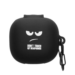 kwmobile �ی�P�[�X Anker soundcore P40i �P�[�X - �ϏՌ� �V���R�� �P�[�X�J�o�[ Don't touch my headphones�f�U�C��