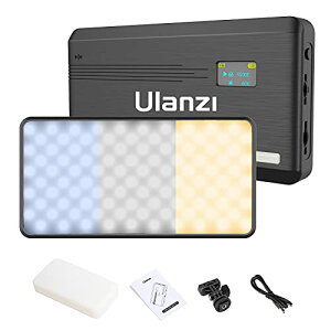 Ulanzi VL200 LED�r�f�I���C�g �B�e�p 2500K-9000K ���i�K���� �B�e�Ɩ� Type-C �[�d�� ���^ �y�� �����^ �����^�ѕ֗� 5000mAh �~�j ���i�B�e/�r�f�I�B�e/YouTube/Tiktok/������/���B�蓙�ɓK�p ���{�������