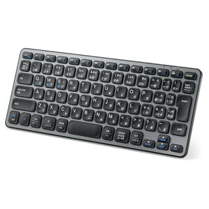 iClever ���C�����X�L�[�{�[�h Bluetooth��2.4G ���� �L�[�{�[�h �[�d��Type-C �É� ���^ ���^ JIS� ���{��z�� �y�� �p���^�O���t�� 3�f�o�C�X���R�ɐؑւ� �f���A�����[�h �����^�� �p�\�R��PC 