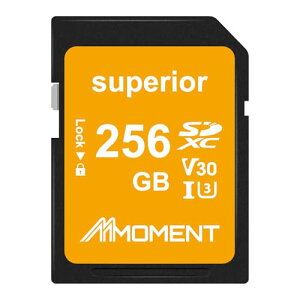 MMOMENT SD�J�[�h 256GB �������[�J�[�h 4K���� / �f�W�^���J����/��჌�t / V30 / Class10 / UHS-I / U3�y�ő�Ǎ�95MB/s�z