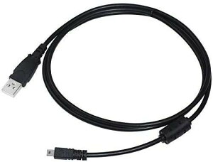 UC-E6 �pUSB�P�[�u���J�����]���f�[�^�����[�d�R�[�h8�s�� �݊� NikonUC-E16 UC-E17 SLR DSLR D3300 D750 D7200 Coolpix L340 L32 A10 P520 S6000 S9200 S6300�f�W�^���J�����ȏ�i1.5m /�u���b�N�j