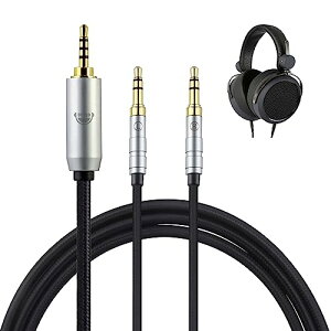 okcsc TC3.5 �w�b�h�z���P�[�u�� ���P�[�u�� �C���z���E�w�b�h�z���p SONY�p Hifiman�p HE4XX�EHE-350�EHE1000�ɓK�� OFC 4�c ����2.0m 2.5mm�o�����X(4��)��3.5mm�v���O(3��)x2