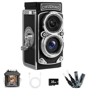 CHUZHAO �~�j���g���f�W�^���J���� - �r���e�[�WTLR�X�^�C���̃R���p�N�g��჌�t���f�W�J���A�I�[�g�t�H�[�J�X�A16GB SD�J�[�h�t���A���S�ҁE�e�B�[���Y�E�q���E��l�ɍœK�ȃM�t�g