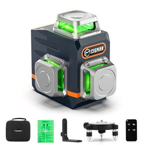 CIGMAN 3D���[�U�[�n�o���� �}�C�x�X�g ���[�U�[�n�o���핔��1�i2025�N12���x�j �����R�� 3×360°�O���[�����[�U�[ 30m��Ɣ͈� ���C��]�X�^���h�t�� ���^12���C�� IP54�h�o�h�� Type-C�[�d