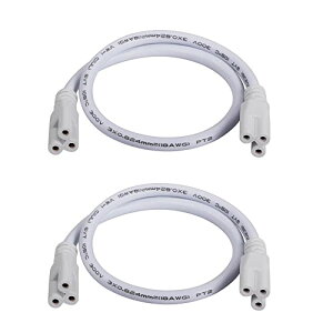 SinLoon T5 T8 LED�����v�ڑ����C���[�V�䃉�C�g�f���C�gLED�����e�[�u���P�[�u�������N�\�ȃR�[�hLED�`���[�u�z���_�[�z���_�[�P�[�u�����t��(2-�p�b�N) (0.4���[�g��)