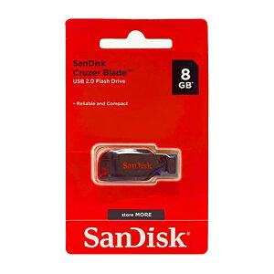 SanDisk Cruzer Blade �L���b�v���XUSB�t���b�V�������� SDCZ50-008G-B35