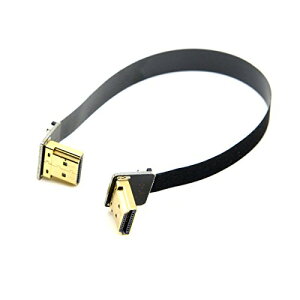 JSER HDMI�^�C�vA�I�Xto�I�XHDTV FPC�t���b�g�P�[�u��50 cm for FPV HDTV