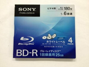 �\�j�[SONY�y�u���[���C�f�B�X�N1��^��p25GB�z�z���C�g���[�x���E�r�f�I�p180��4����