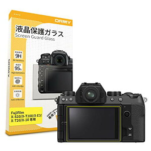 �y0.3mm�����K���X�zORMY �t���ی�K���X �t���v���e�N�^�[ �t���ی�t�B���� FUJIFILM X-S10 / X-T30 / X-T100 / X-T20 / X-T10 �p �y ����/���N�� / �d�x9H / ���E���h�G�b�W���H �z