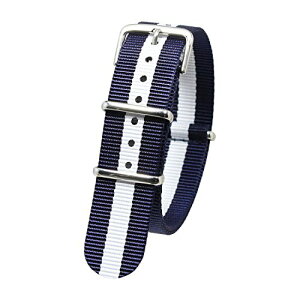 TARO'S NATO�^�C�v���v�o���h �o���h 18mm 20mm 22mm �x���g �X�g���b�v �i�C���� ���v�x���g Nato�x���g Nylon Watch Band �l�C�r�[×�z���C�g �y �o�l�_�O���E�o�l�_2�{�E�}�j���A���t �z �x���g��18mm NATO