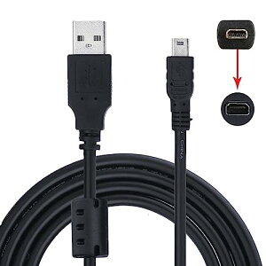 ChenYang Nikon UC-E6 USB�P�[�u���AUSB 2.0 - Mini 8�s���[�d�f�[�^�]���P�[�u���iCOOLPIX D5200 D3200 D7200 S2500 S2600�j4.92�t�B�[�g/1.5���[�g��