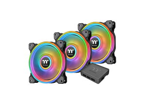 Thermaltake Riing Quad PLUS 14 RGB 3�{�Z�b�g PC�P�[�X�t�@�� �t�@���T�C�Y:140mm CL-F089-PL14SW-A FN1386
