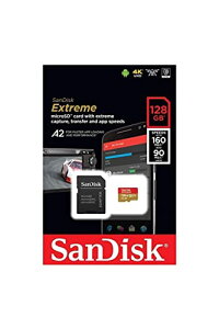 microSDXC 128GB SanDisk �T���f�B�X�N Extreme UHS-1 U3 V30 4K Ultra HD A2