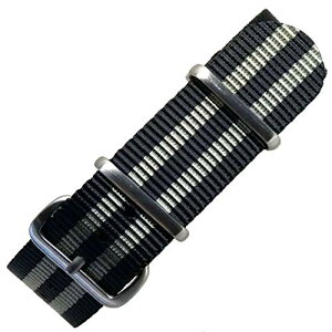 [time+] 20mm NATO G10 �o���X�e�B�b�N�i�C�����X�g���b�v �r���v�x���g �~���^���[�o���h �{���h(�u���b�N&�O���[)/�u���b�V���h