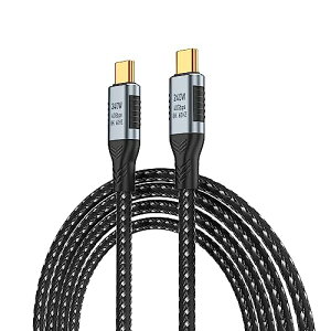 xiwai USB-C USB4 �P�[�u�� 240W 40Gbps USB3.1 100W 8K@60Hz 5K USB4.0 �f�[�^�]���R�[�h Thunderbolt3/4 �ƌ݊������� (0.5M)