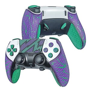 PS5 DualSense Edge�p�R���g���[���[�O���b�v SHADOW BOOLT�� �h���E���w�e�N�X�`���[�E�z�����H �J�b�g�ς݃O���b�v�e�[�v�i�p�[�v�����O���[���A�A�b�v�O���[�h��2.0�j