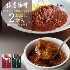 【 送料無料 】お試しセット 食べ比べ レトルトカレー 2食セット【 ビーフカレー 1食 × ハヤシライス 1食 】 詰め合わせ 惣菜 カレー レトルト食品 常温保存 ギフト プレゼントプレゼント 贈り物 お歳暮 御歳暮 冬ギフト