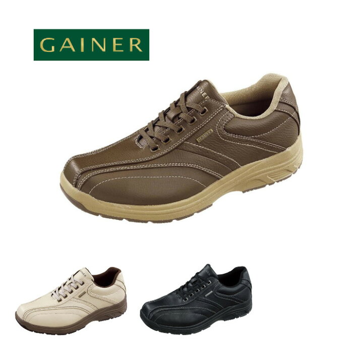 楽天市場 ウォーキング シューズ おすすめ 内側に ファスナー 付き ストレッチ スニーカー ゲイナー 紐 ファスナー ウォーキング スタイル メンズ ストレッチ素材 ソフトフィットアーチサポートインソール 4e 靴 Gn003 サイズ 24 5cm 25 0cm 25 5cm 26 0cm 26 5cm 27 0cm
