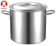本間製作所／仔犬印　プロデンジ　寸胴鍋24cm　42724　（電磁調理器対応・IH対応・KOINU・子犬印・NSSC19…