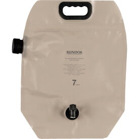 カワセ バンドック 洗えるFDジャグ7L BD-301 （キャンプ用品・アウトドア用品・レジャー用品・防災・水タンク・コック付き・BUNDOK）