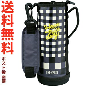 サーモス FJJ-1000WF ※1.0L用 ハンディポーチ ブラックチェック(BKC) 900060870RW0 (THERMOS 真空断熱2ウェイボトル 水筒用部品・子供・カバー・ypp2509)【非対面】