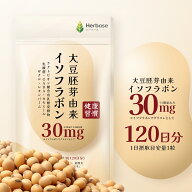 大豆イソフラボン (120日分) イソフラボンアグリコン30mg/日 エクオール サポート サプリメント ゆらぎ H…