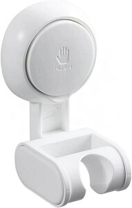 シャワーフック 強力真空吸盤 シャワーヘッドホルダー デタッチャブル 穴あけ不要 角度調整 シャワーハンガー ライドバー 壁掛け 防水 防錆 吸盤フック 浴室用 バスルーム 取り外し可能 ペ