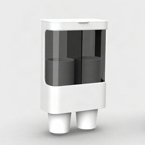 カップディスペンサー 使い捨てコップ用ホルダー 紙コップホルダー 多く場合に活躍 カップスタンド 紙カップディスペンサー 紙コップ収納 取り付け簡単 粘着テープ 壁面取り付け ウォータ