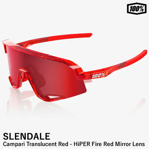 �y���������z100%�i�����n���h���b�h�j 60057-00014 SLENDALE Campari Translucent Red - HiPER Fire Red Mirror Lens �X�����f�[�� �T���O���X