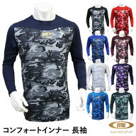 【即日発送可】＜メール便対応＞ActiveM（アクティブーム） コンフォートインナー 長袖 プロ野球選手100…