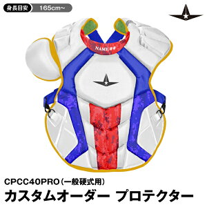<受注生産>ALL-STAR(オールスター) 硬式キャッチャー用プロテクター カスタムオーダー カラーオーダー 16.5インチ 約42cm CPCC40PRO 野球