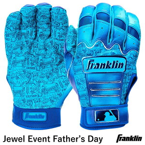 【即日発送可】<メール便対応>フランクリン(Franklin) 20373 バッティング手袋 両手用 2025 CFX PRO JEWEL EVENT FATHER'S DAY BATTING GLOVES MLB バッティンググローブ 父の日 野球
