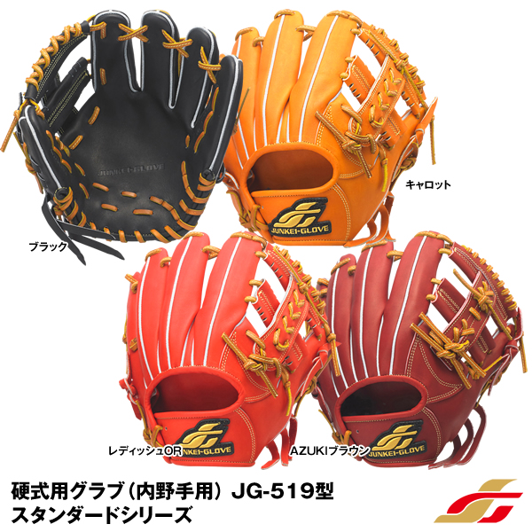 【あす楽対応】ジュンケイグラブ（JUNKEI GLOVE）　JG-5193H　硬式用グラブ（内野手用）　JG-519型　スタンダードシリーズ　野球用品　 グローブ　vol.3 | 野球用品　グランドスラム