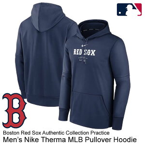 yziCLiNIKEj vI[o[t[fB[  {XgEbh\bNX Therma Performance Pullover Hoodie MLB Boston Red Sox Authentic Collection NAC3-160N-BQ-J37 p[J[ 싅 2024SS